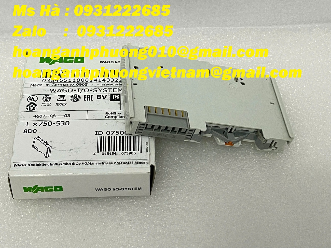 Wago 750-530  mô đun kỹ thuật số hàng mới - Free ship